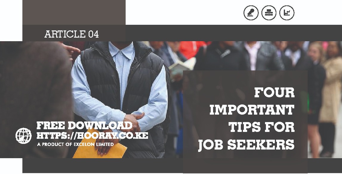 Four important tips for Job seekers